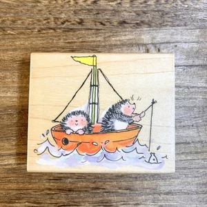 Penny Black Rubber Stamp Fishing 3827J New Unused - Picture 1 of 4