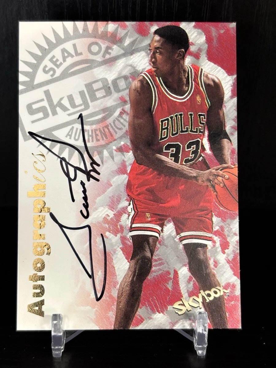 scottie pippen AUTO サイン　ピッペン　　TOPPS Scottie Pippen Autographed Basketball Trading Card Singles for