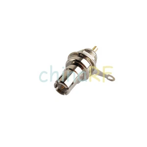 10pcs BNC panel mount Plug male Quick Push-on with nut and solder cup Connector - Picture 1 of 2