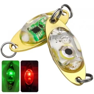 Paquete de 5 luces LED para señuelos de peces con forma de ojo submarino y gota profunda cebo de pesca luminoso - Imagen 1 de 11