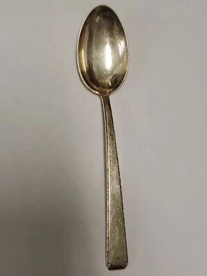 Cuchara de cena Towle Old de encaje de plata de ley, de aproximadamente 6" de largo, sin monograma Foto 1 de 4