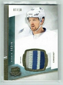 12-13 UD Upper Deck The Cup  Henrik Sedin  /10  Gold Spectrum  Patch  HOF