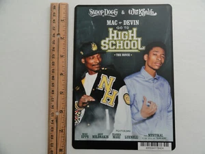 MAC + DEVIN GO TO HIGH SCHOOL - BLOCKBUSTER VIDEO BACKER CARD 5"X8" - NO MOVIE - Bild 1 von 3
