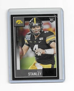Nate Stanley 2020 Score Black Foil Rookie RC Card #364 Iowa Hawkeyes  - Picture 1 of 2