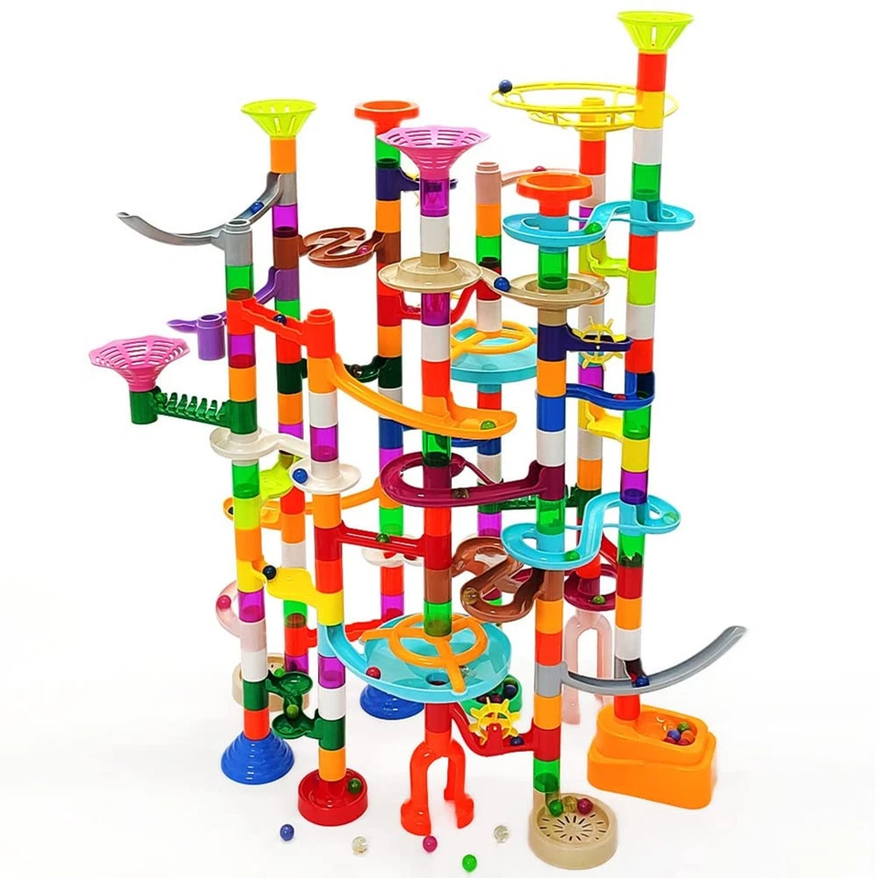 Marble Run Marble Maze Race Track with Glowing Marbles for Kids Ages 3-4-8-10... - Image 1 of 4