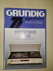 Grundig Technische Informationen Heft 4 von 1979 Zeitschrift! - Bild 1 von 1