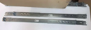 Dell PowerEdge R610 Server Rails 1U Sliding Rapid Rail Kit N915J R137J - Picture 1 of 4