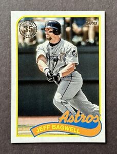 2024 Topps JEFF BAGWELL 35th Anniversary 1989 Topps REAL ONE /89 HOF