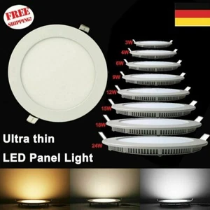 LED Panel Einbaustrahler Einbauleuchte 230V Deckenleuchte Flach Einbau Spot slim - Bild 1 von 20