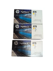 HP PageWide XL 878 ŻÓŁTY wkład atramentowy 312Z4A EXP02/2025 - Zdjęcie 1 z 2