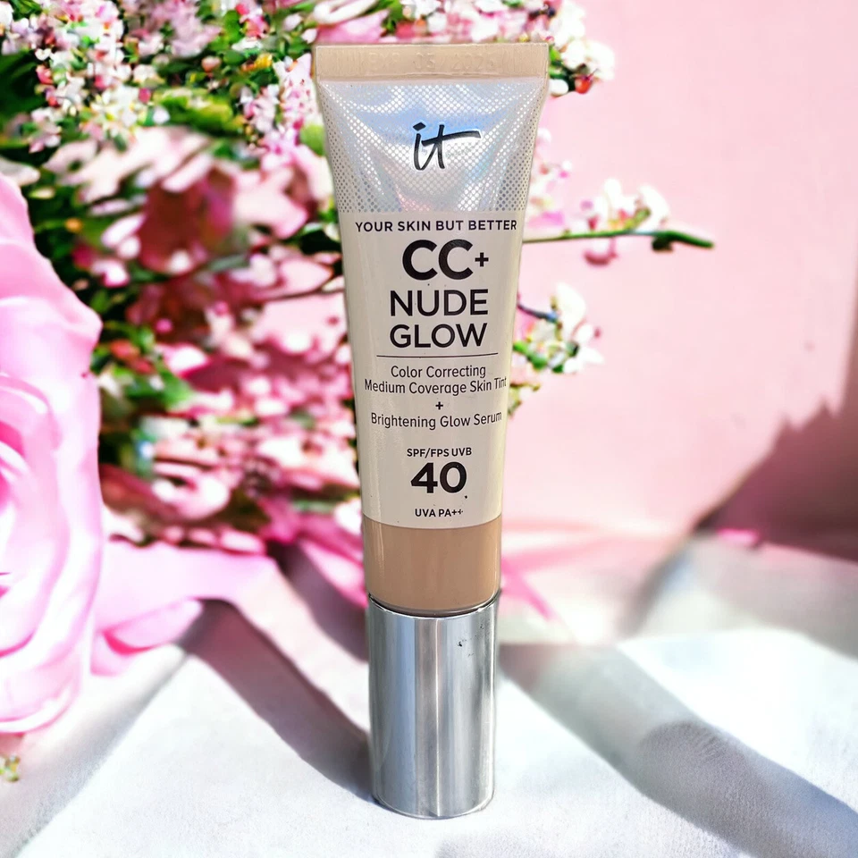 It Cosmetics CC+ Nude Glow Foundation Medium Shade | Exp 5/25 | Rare HTF - Image 1 of 1