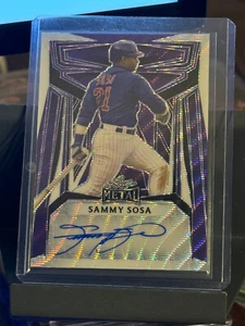2023 LEAF METAL SAMMY SOSA #’d 2/7 AUTO AUTOGRAPH #BA-SS2 CUBS - Picture 1 of 2