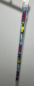 VINTAGE DC COMICS LEE BATMAN LEATHER BELT SIZE 20-22 1991 - Picture 1 of 8