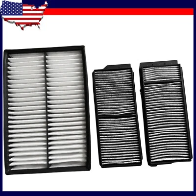 New Combo Set Engine &Carbon Cabin Air Filter For Mazda3 2004-09 Mazda 5 2006-17 - Image 1 of 4