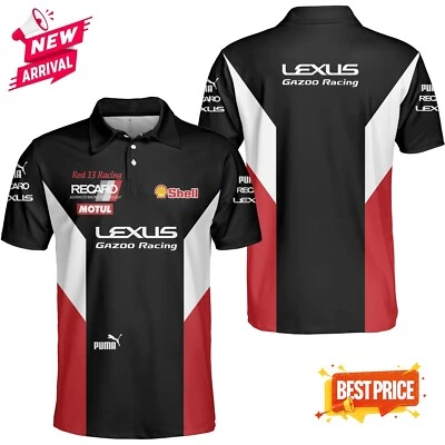 *Personalizar* Camisa Polo Estampada 3D con Nombre Personalizado Lexus Gazoo Racing - Todas las Tallas Foto 1 de 4