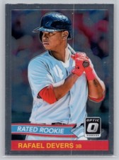 2018 Donruss Optic #RR3 Rafael Devers Rated Rookie Retro 1984 Boston Red Sox
