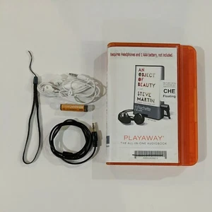 An Object of Beauty by Steve Martin Unabridged Audiobook Playaway Headphones Bat - Imagen 1 de 8