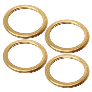 Juntas de escape de cobre Kawasaki ZN1100 ZX1100 GPz 1100 ZG1200 Voyager (juego de 4) - Imagen 1 de 1