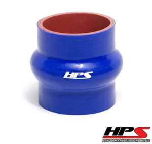 HPS 4-Ply 2 3/8" 60mm Silicone Hump Coupler Hose Blue Reinforced Turbo Coupling - Picture 1 of 2