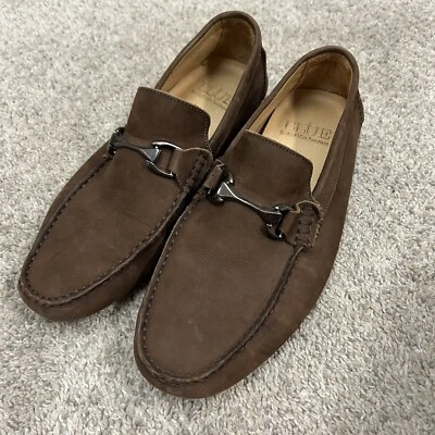 Blue Saks Fifth Avenue Horsebit Loafers Men's 9.5 M Brown Leather 13007 - Image 1 of 4