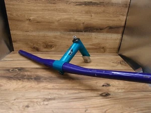 MTB flat handlebar steel+ quill stem CAT by nL CRMO 28.6 mm - Picture 1 of 9