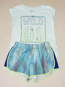 SO Authentic American Heritage 2pc "The Wild 01" Shirt & Shorts Outfit, Girls 12 - Picture 1 of 4