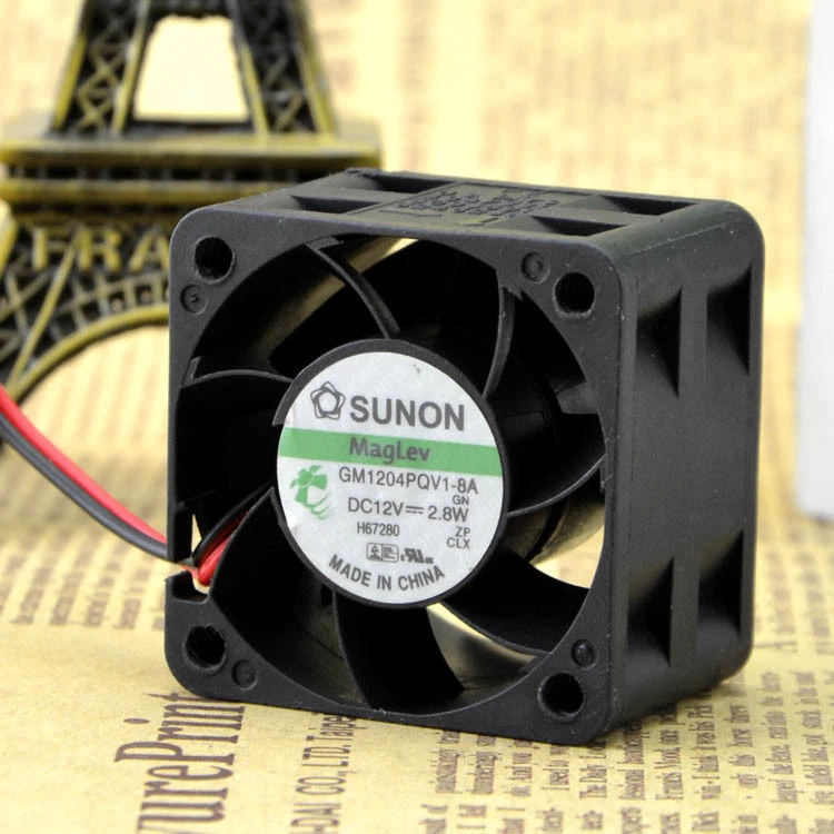 SUNON GM1204PQV1-8A Fan 40*40*28 DC 12V 2.8W 2pin - Image 1 of 1