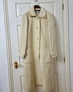 Vintage Windsmoor Long Coat Fits Size 12 Wool Blend Winter Coat Made Hong Kong - Picture 1 of 9