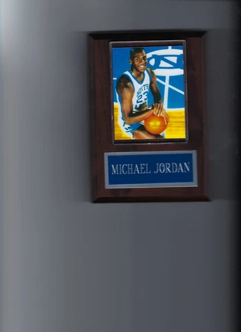 MICHAEL JORDAN PLAQUE NORTH CAROLINA TAR HEELS NC NCAA BASKETBALL Cover