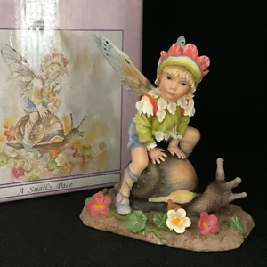 Christine Haworth Limited Edition 'A Snail's Pace' faerie fairy Leonardo - Picture 1 of 10