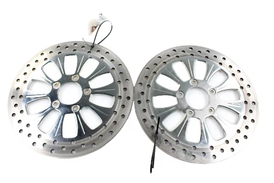 2016 Harley Road Glide Ultra FLTRU Front Left Right Sinister Helion Rotor Set - Image 1 of 4