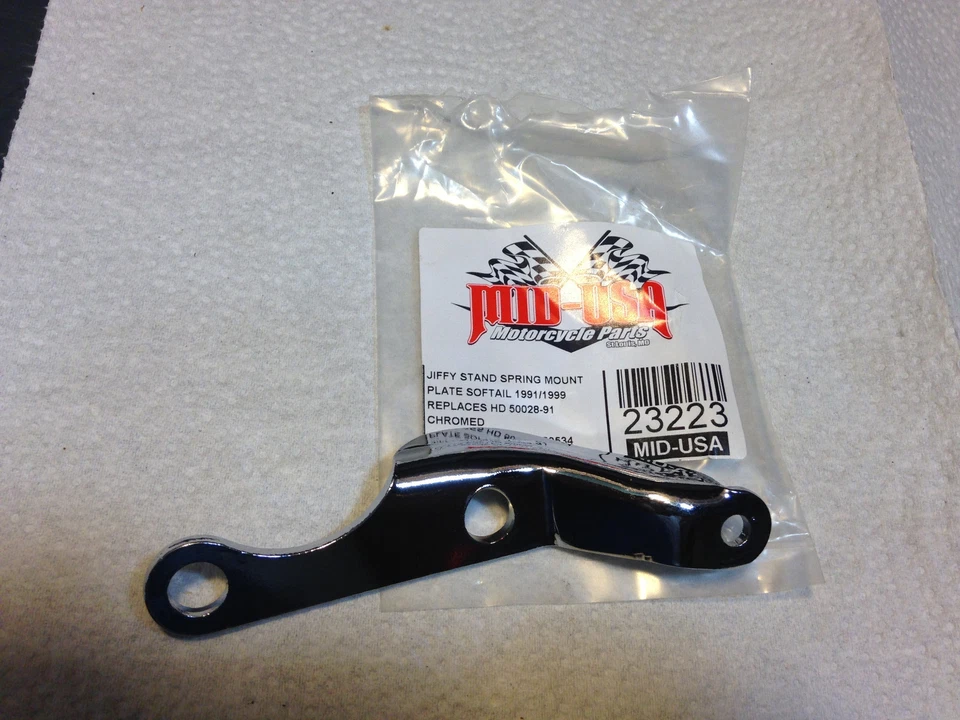 JIFFY STAND PLACA DE MONTAJE DE RESORTE HARLEY se adapta a: SOFTAIL 1991-1999 Foto 1 de 1