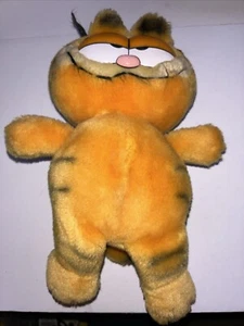 Vintage Garfield The Cat 11”  Plush Stuffed Animal Fun Farm 1978 - 1981 - Picture 1 of 6