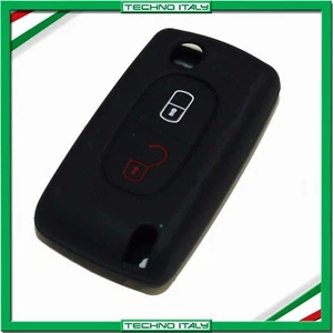 ✅ GUSCIO CHIAVE COVER PEUGEOT CITROEN SILICONE C1 C3 307 308 NERO PEUGEOT-07 ✅ - Foto 1 di 3