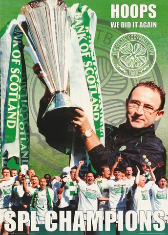 POSTER - SOCCER -CELTIC FBC - SPL CHAMPIONS - FREE SHIP #SP0081  RW19 S Cover