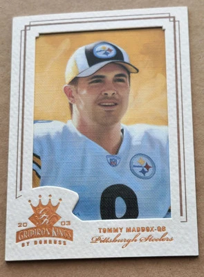 2003 Donruss Gridiron Kings White Bronze Framed Tommy Maddox #76 - Image 1 of 2
