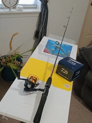 Spinning Fishing Rod Ugly Stik 5' UL 2-6lb And Reel Daiwa - Image 1 of 4