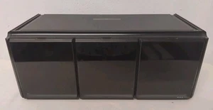Ancienne Boite De Rangement CD-Cassettes Audio Vintage Année 1980 ( Réf : CH22 ) - Picture 1 of 10