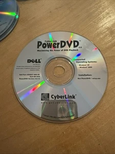 CD-ROM de software Dell CyberLink PowerDVD - Maximiza la potencia de la reproducción de DVD - Imagen 1 de 1