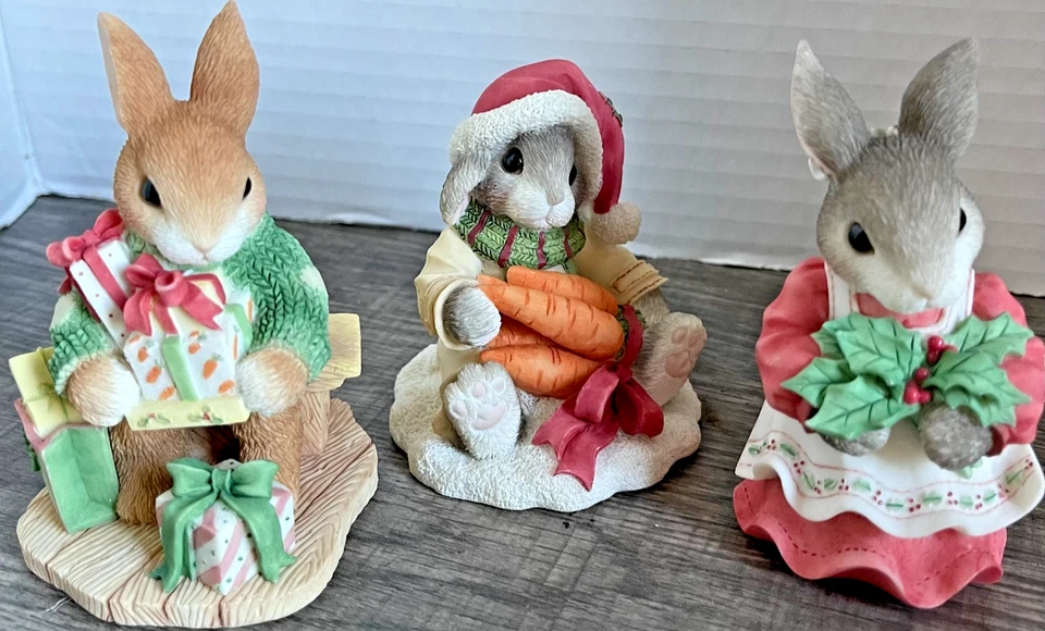 Lote de 3 My Blushing Bunnies 1996(1) y 1998(2) de Enesco y numerados Foto 1 de 4