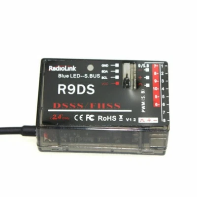 RadioLink R9DS 9-Channel Receiver 2.4GHz for AT10 AT9 Transmitters (Brand New) - Image 1 of 4