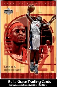 2001-02 Upper Deck Hardcourt #34 Darius Miles Los Angeles Clippers NBA - Picture 1 of 2