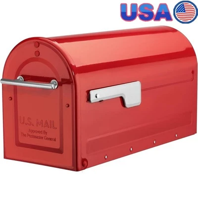 Elegant Locking Wall Mounted Mailbox Secure Package Delivery Outdoor Use - Image 1 of 4