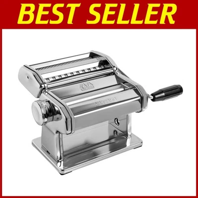 Chrome Steel Pasta Maker Machine, Made in Italy - Image 1 of 4