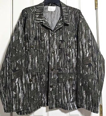 Vintage Realtree Camo Cotton Shirt Men's Size XL Hunting Timber Outdoor Pockets - Image 1 of 4