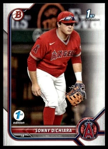 SONNY DICHIARA 2022 BOWMAN DRAFT 1ST EDITION LOS ANGELES ANGELS #BD-16 1ST - Picture 1 of 2