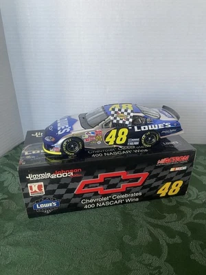 2003 Jimmie Johnson #48 Lowe’s / Chevy 400 Wins Action 1/24 - Image 1 of 4