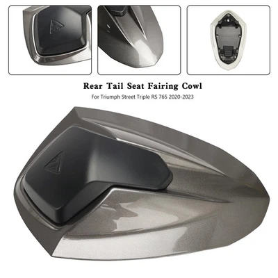 Cubierta de capó de carenado de asiento trasero para Street Triple RS 765 2020-2024 gris Foto 1 de 4
