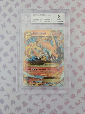 BGS 8 2014 XY Flashfire #107 M Charizard EX UR - Image 1 of 4