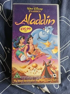 Aladdin Vhs, Walt Disney Classics Video Tape  - Picture 1 of 6